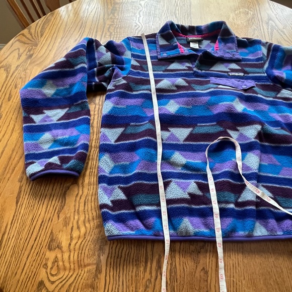 Patagonia Synchilla Fleece Snap T Southwest Aztec Pullover Guatemalan Tango S - Picture 10 of 10
